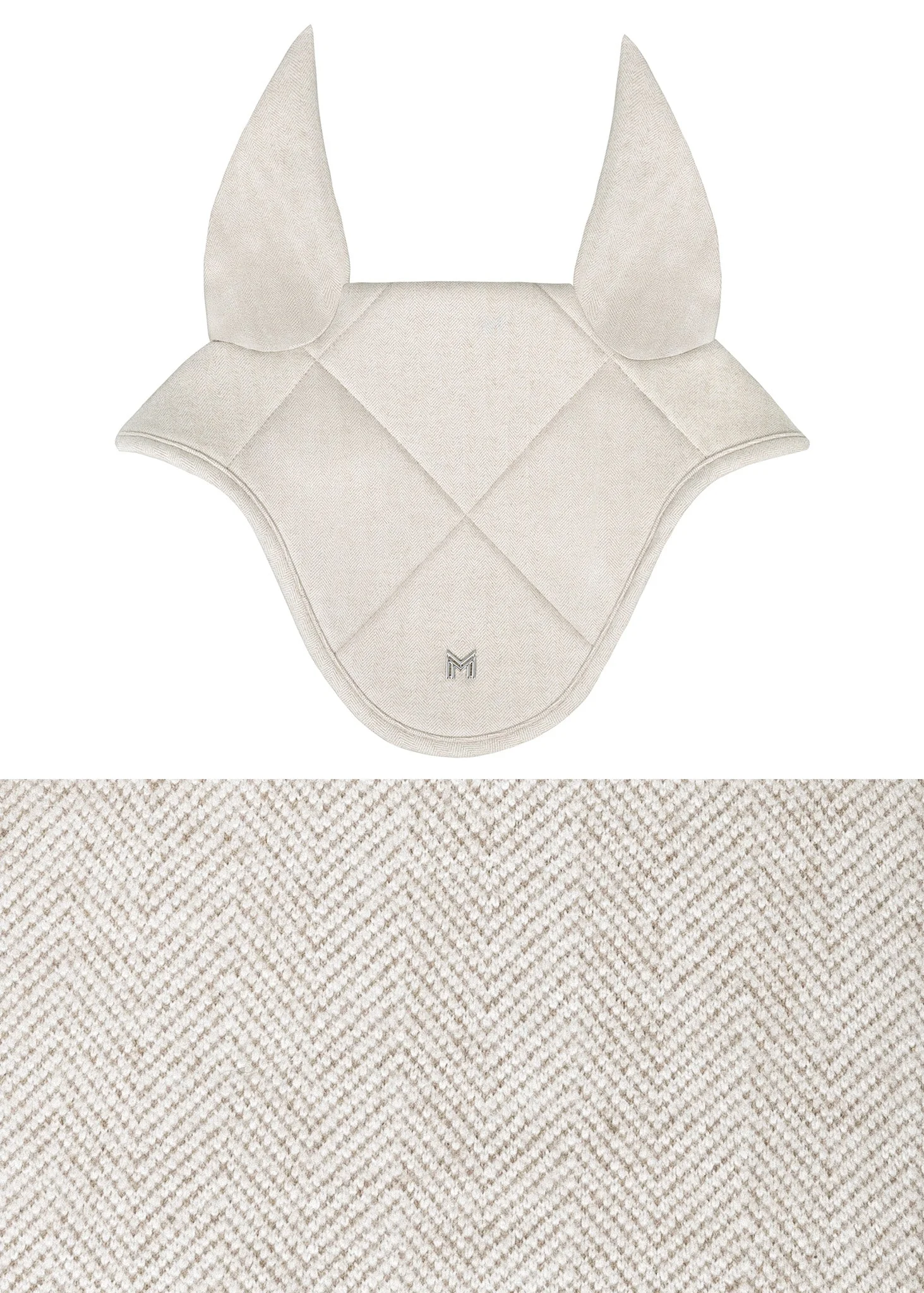 Maximilian Equestrian Herringbone Fliegenmütze beige