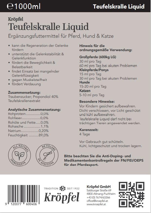 Kröpfel Teufelskralle Liquid