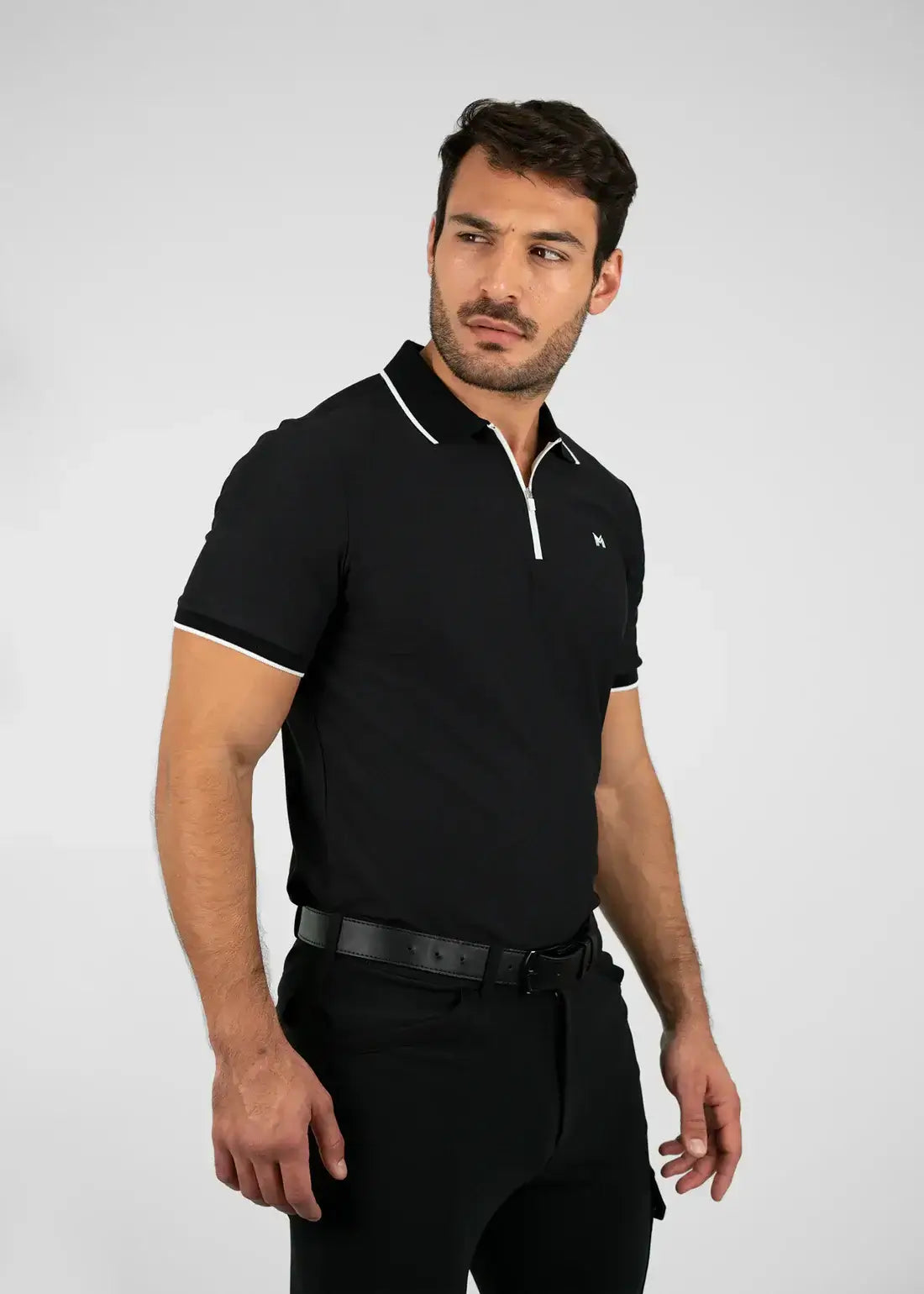MAXIMILIAN EQUESTRIAN Core Polo Shirt Black