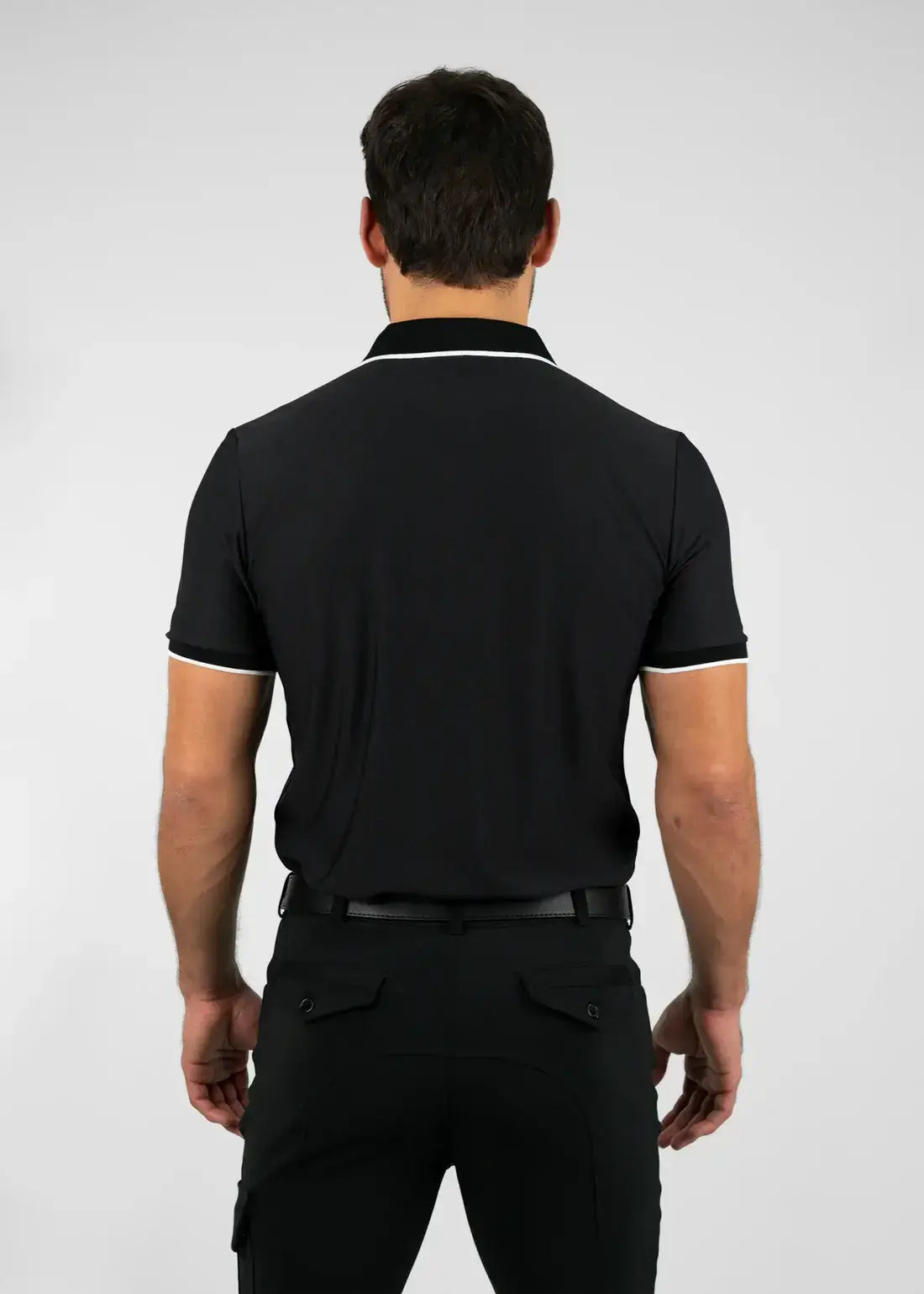 MAXIMILIAN EQUESTRIAN Core Polo Shirt Black