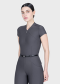 MAXIMILIAN EQUESTRIAN Velya Kurzarm Polo Shirt graphite