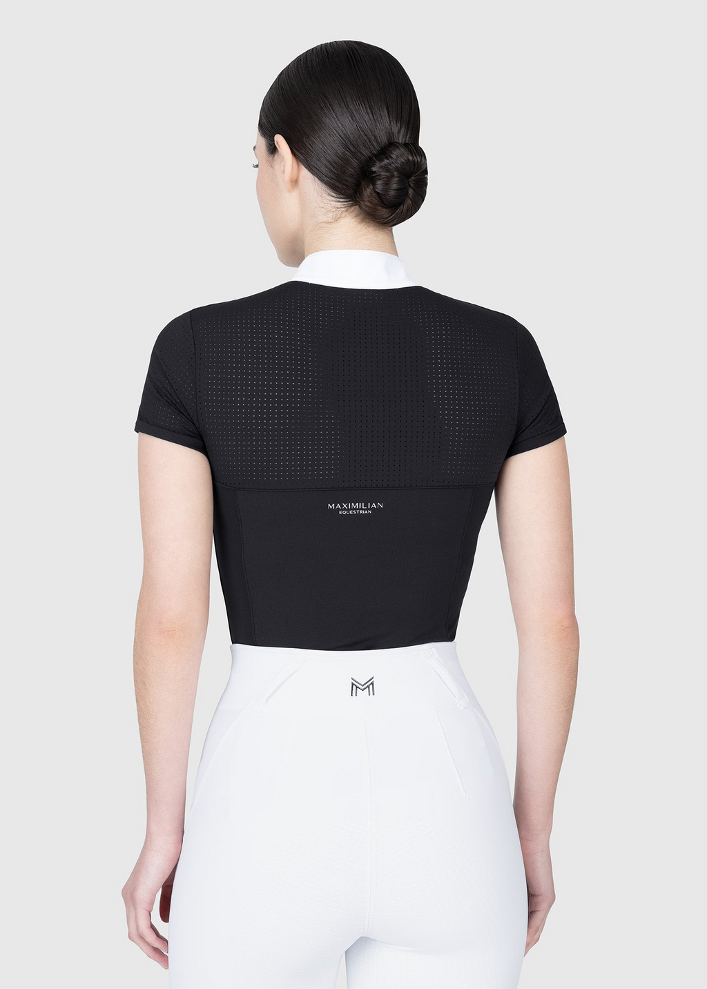 MAXIMILIAN EQUESTRIAN Grace Kurzarm Turniershirt schwarz