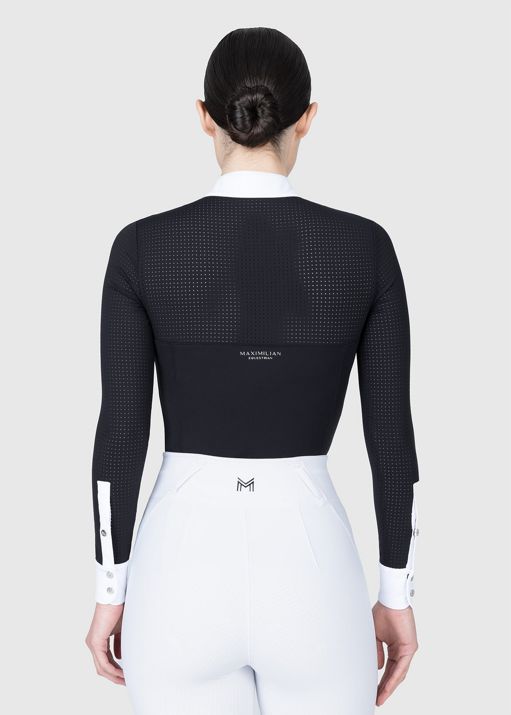 MAXIMILIAN EQUESTRIAN Grace Langarm Turniershirt schwarz