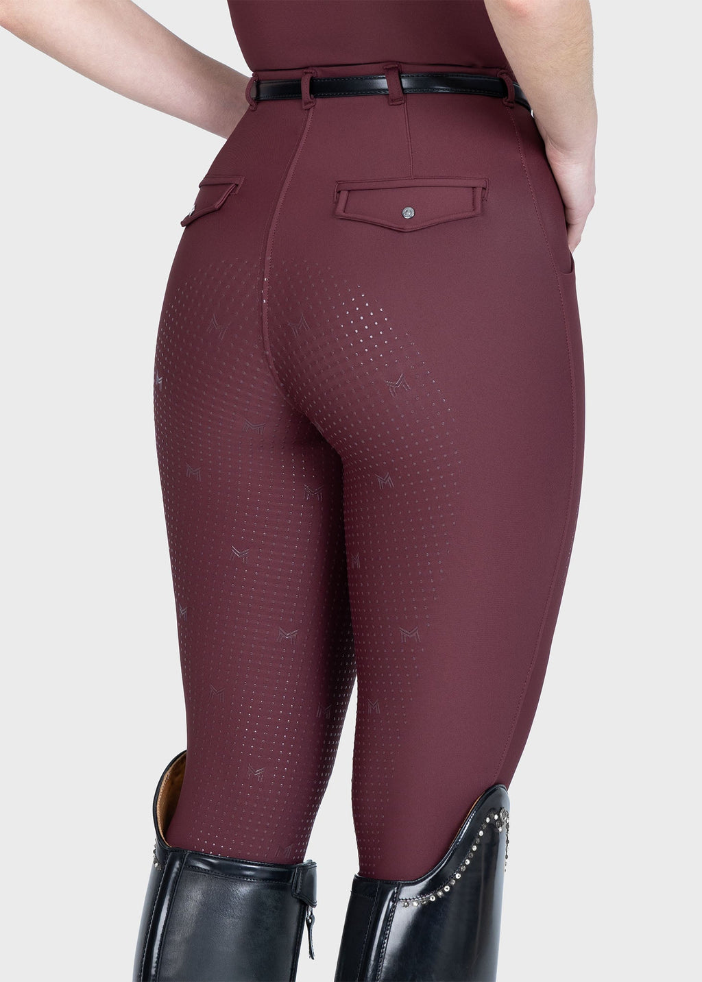 MAXIMILIAN EQUESTRIAN Velya Riding Leggings rosewood