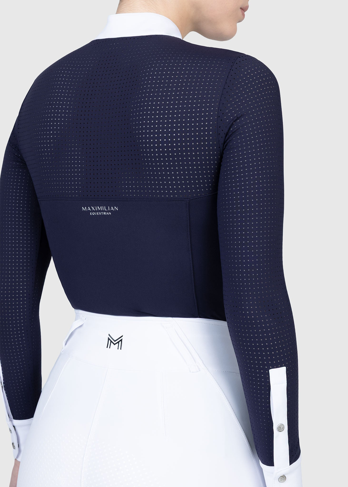 MAXIMILIAN EQUESTRIAN Grace Langarm Turniershirt navy