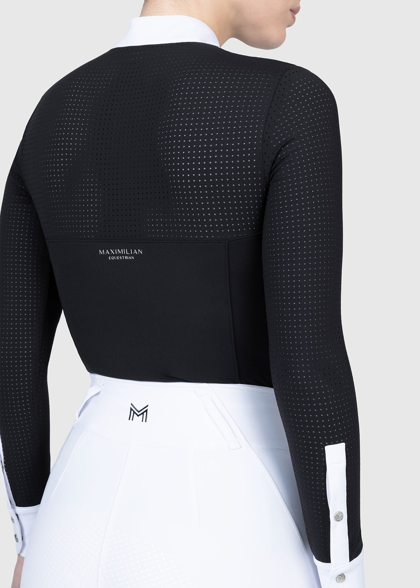 MAXIMILIAN EQUESTRIAN Grace Langarm Turniershirt schwarz