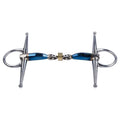 TRUST equestrian Sweet Iron Brass Rings Full Cheek Snaffle