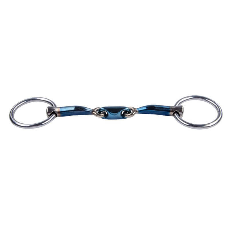 TRUST equestrian Sweet Iron Doppelt Gebrochen Wasser- Unterlegtrense 16mm