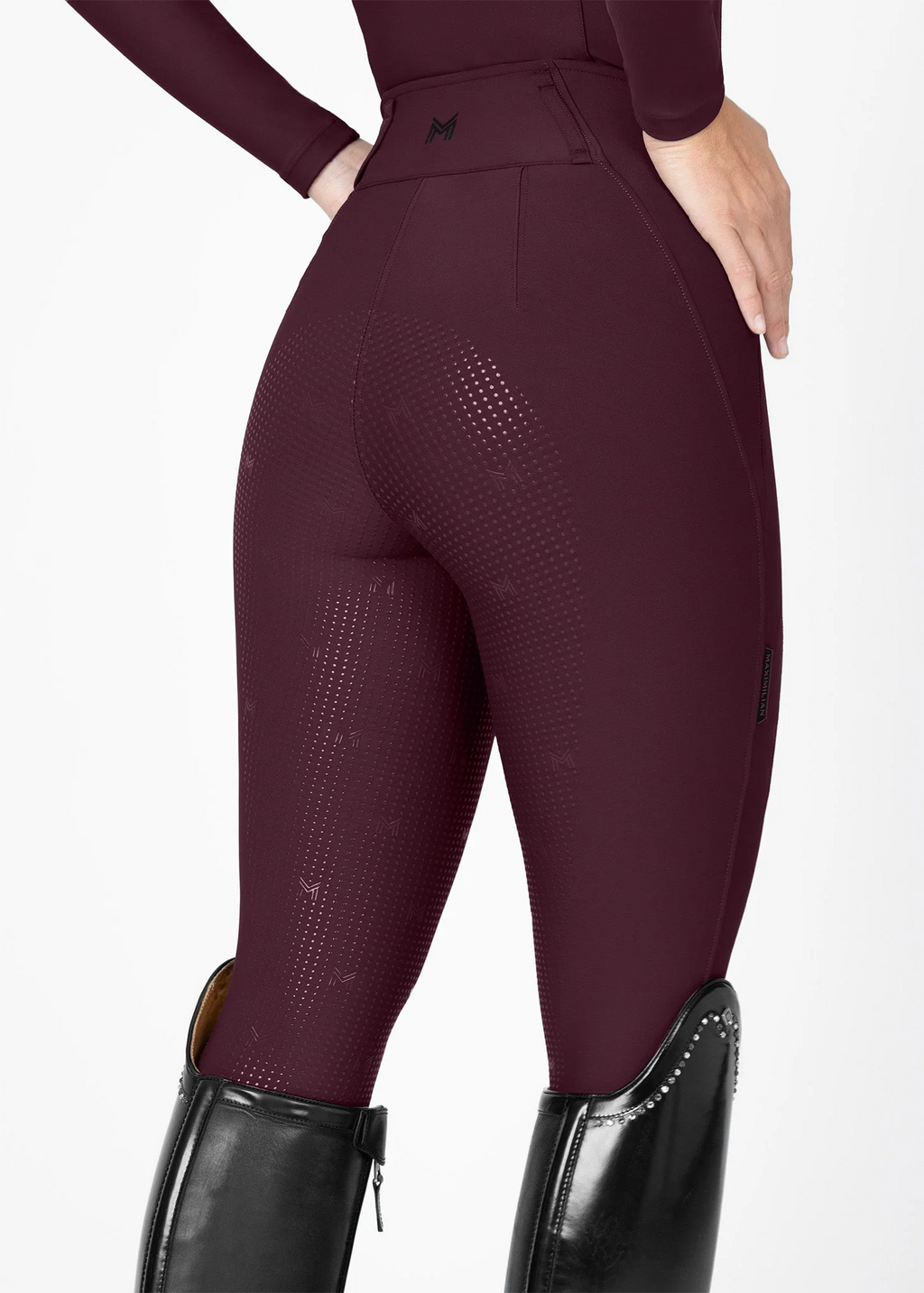 MAXIMILIAN EQUESTRIAN Vision Reithose burgundy