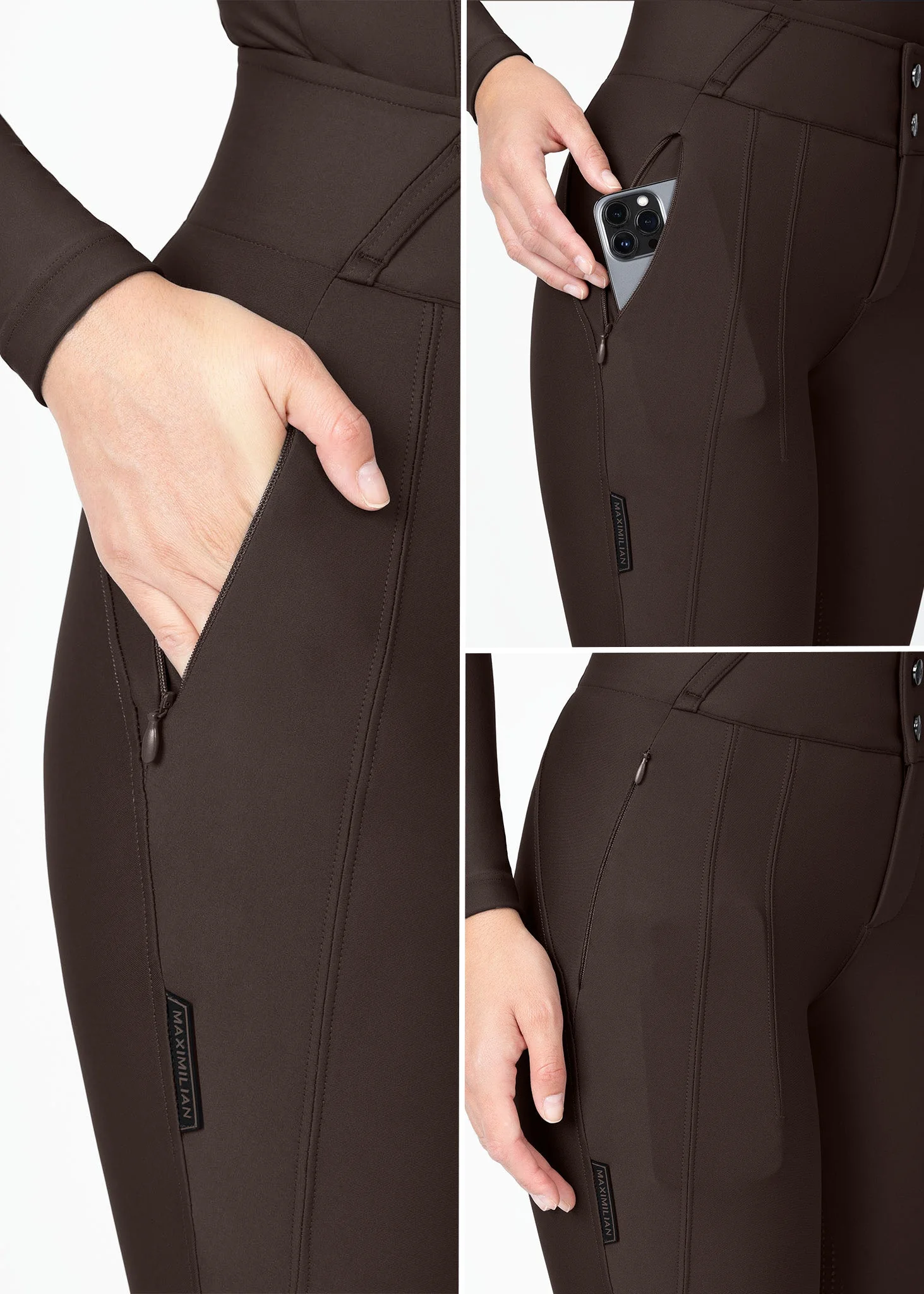 MAXIMILIAN EQUESTRIAN Vision Reithose chocolate