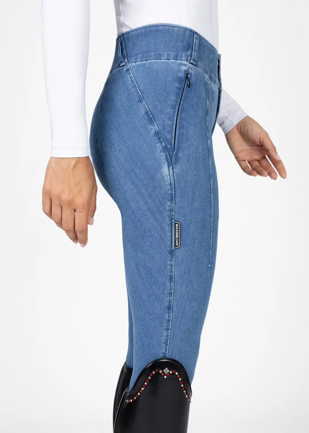 MAXIMILIAN EQUESTRIAN Vision Reithose denim