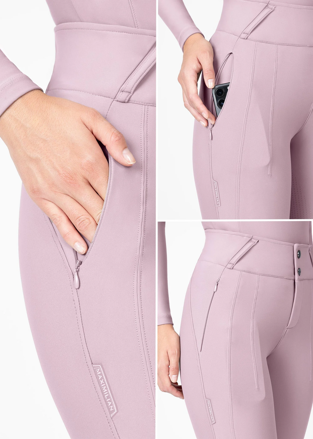 MAXIMILIAN EQUESTRIAN Vision Reithose mauve