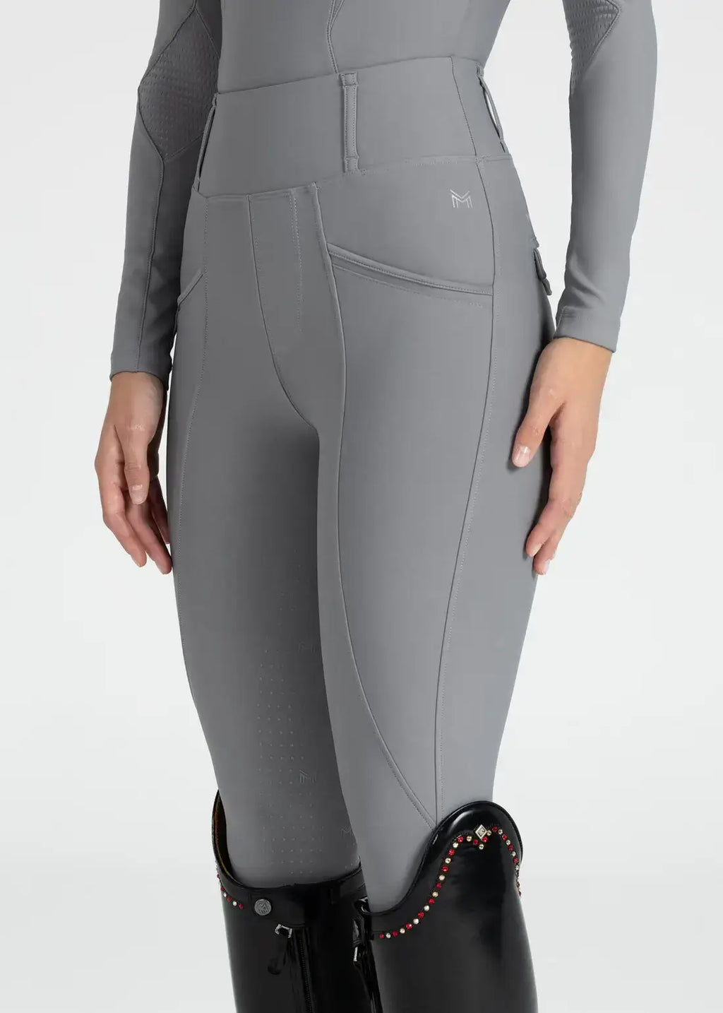 MAXIMILIAN EQUESTRIAN Pro Riding Leggings Titanium