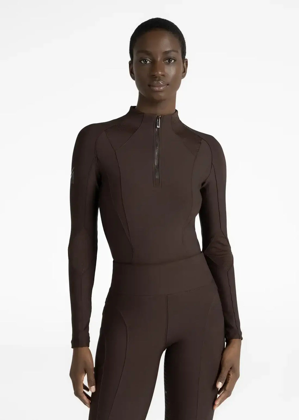 MAXIMILIAN EQUESTRIAN Frame Langarm Base Layer Chocolate