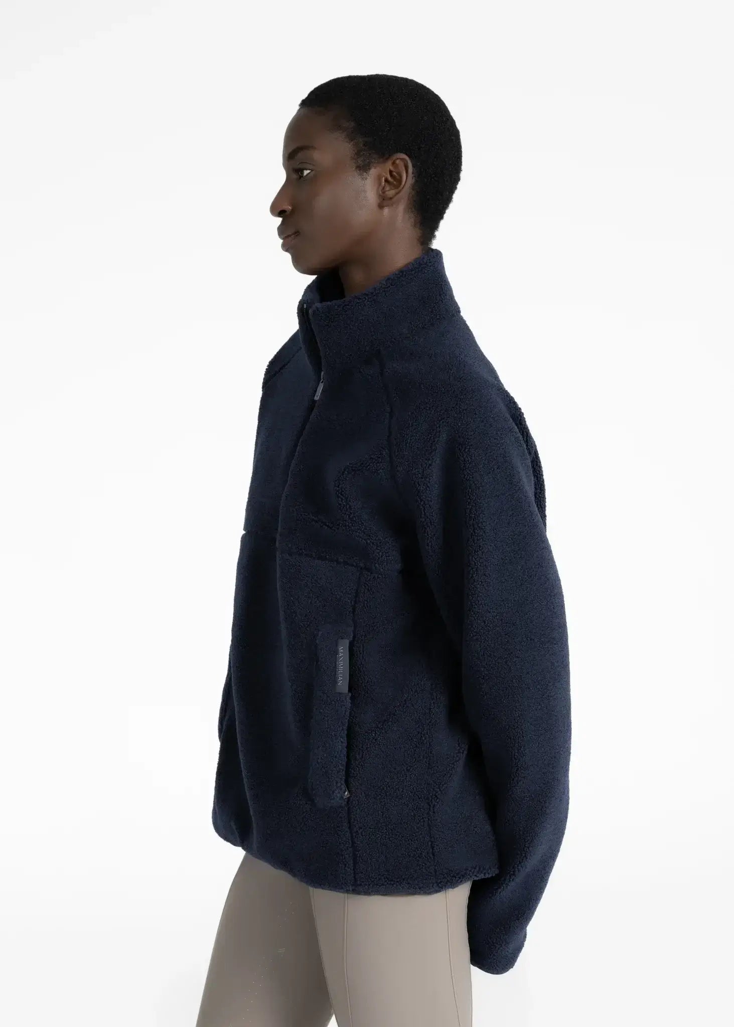 MAXIMILIAN EQUESTRIAN Clan Teddy Halfzip navy