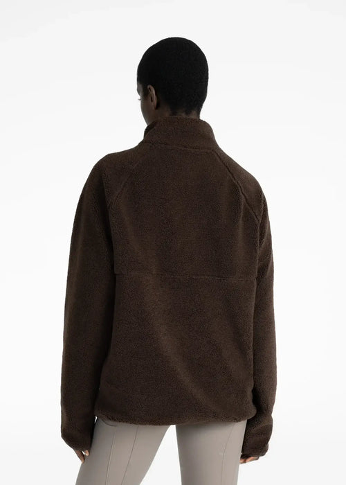MAXIMILIAN EQUESTRIAN Clan Teddy Halfzip chocolate