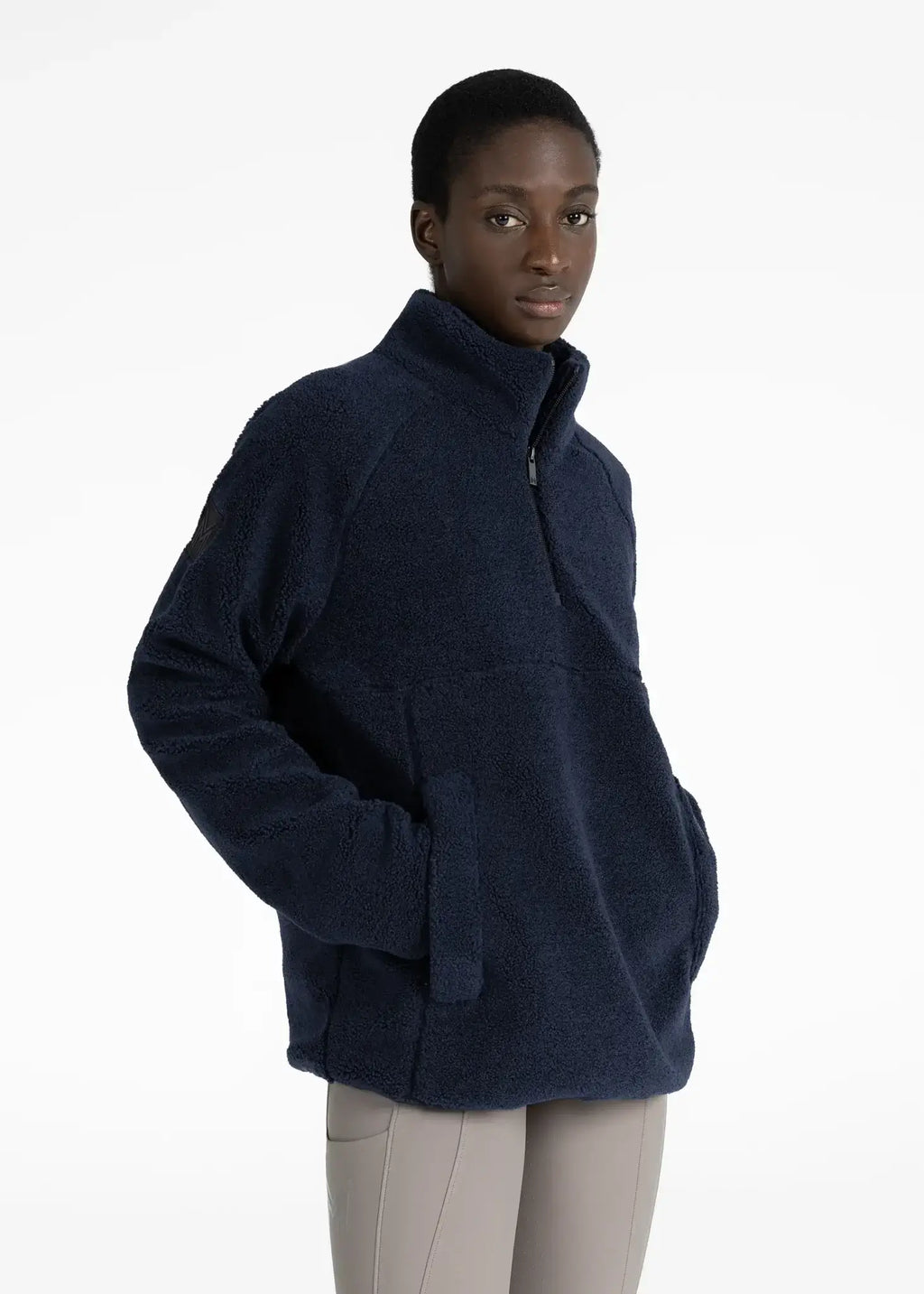 MAXIMILIAN EQUESTRIAN Clan Teddy Halfzip schoko