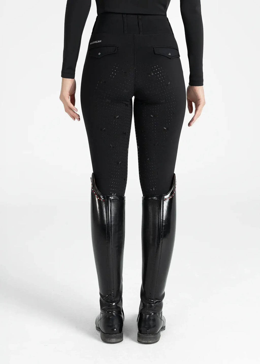 MAXIMILIAN EQUESTRIAN Pro Riding Leggings schwarz