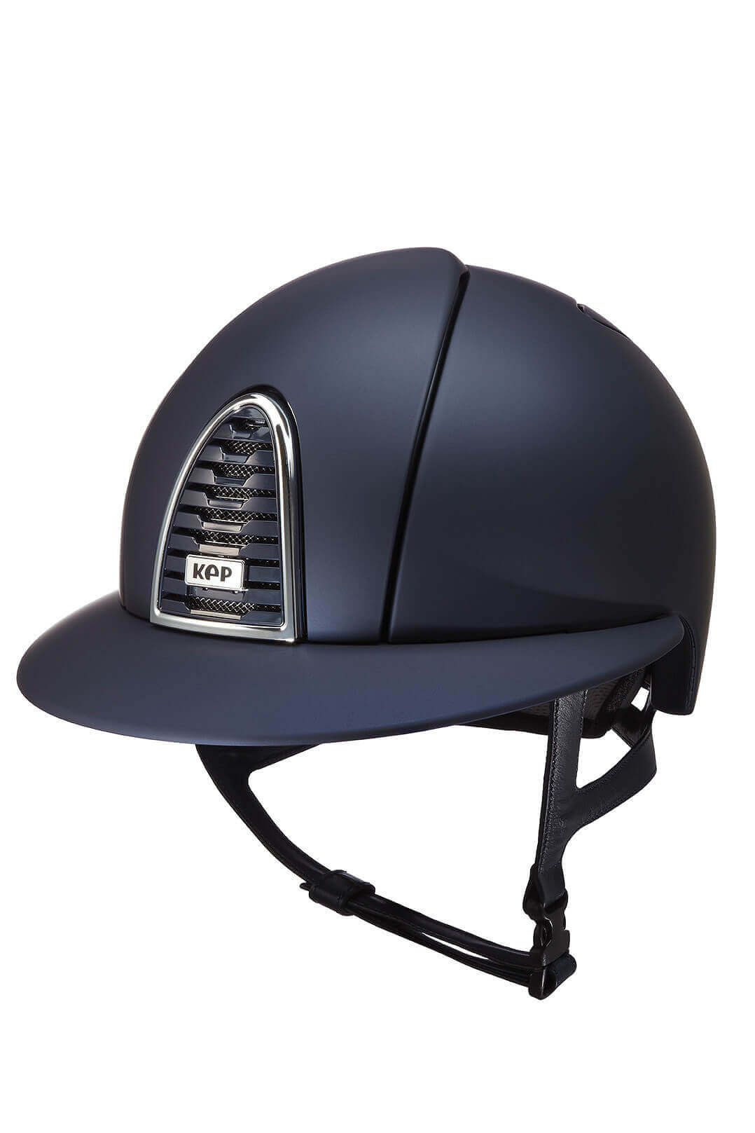 KEP Reithelm Cromo 2.0 Textile Polo Visor blau