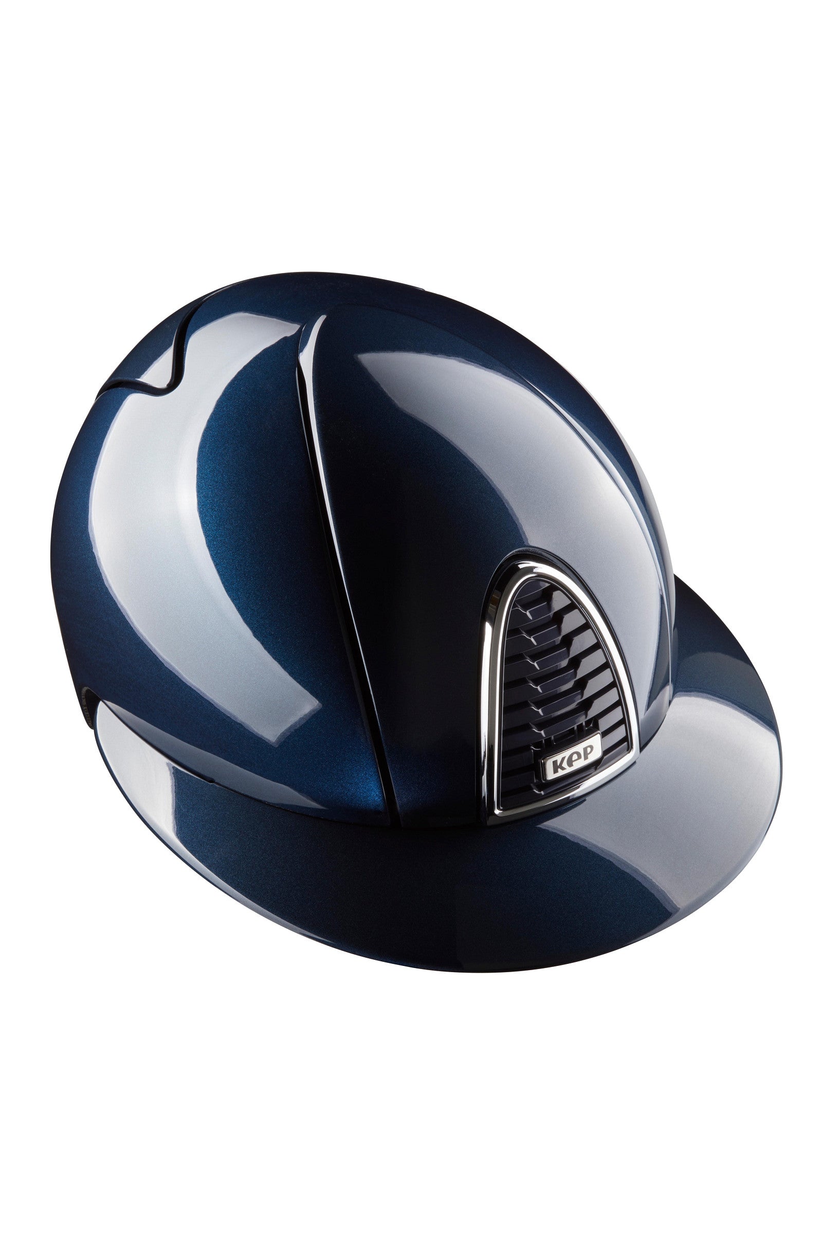 KEP Reithelm Cromo 2.0 Shine Polo Visor blau