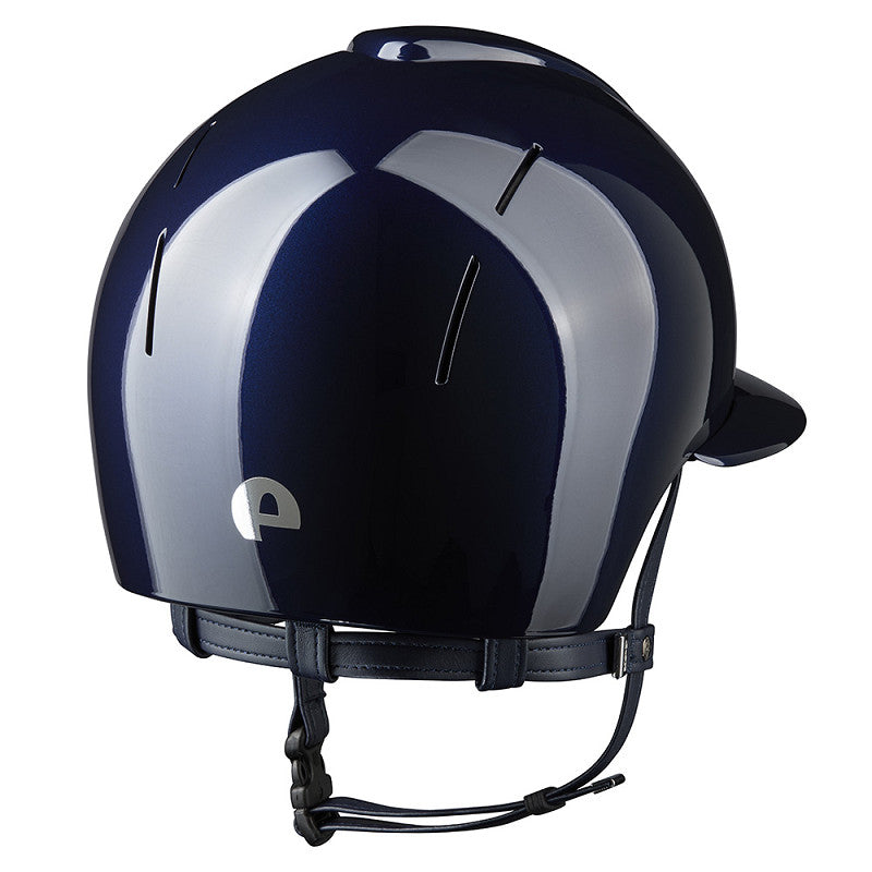KEP Reithelm Nova Metal Polish mit Polo Visor blau