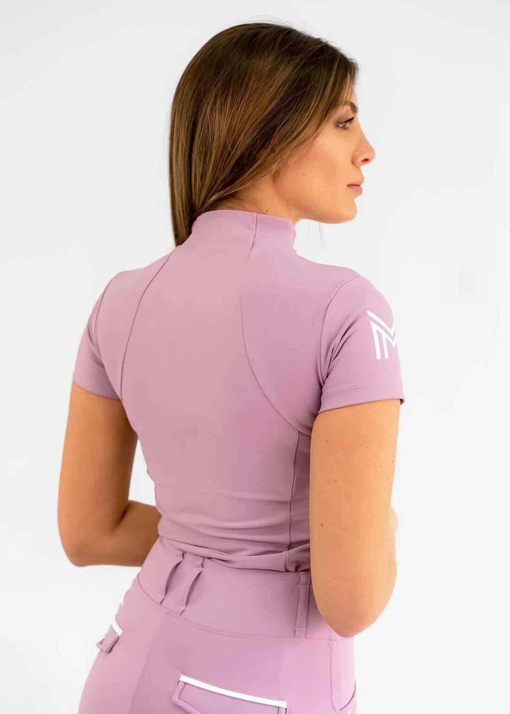 MAXIMILIAN EQUESTRIAN Kurzarm Shirt Base Layer Mauve