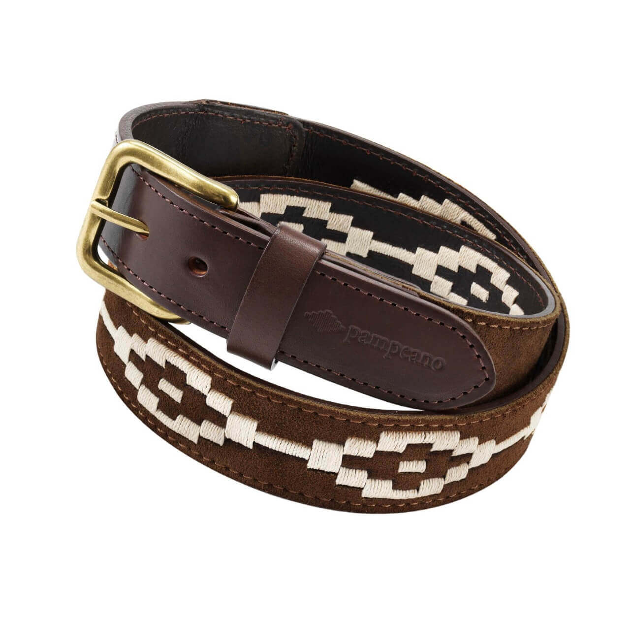 Pampeano Gürtel Brown Suede