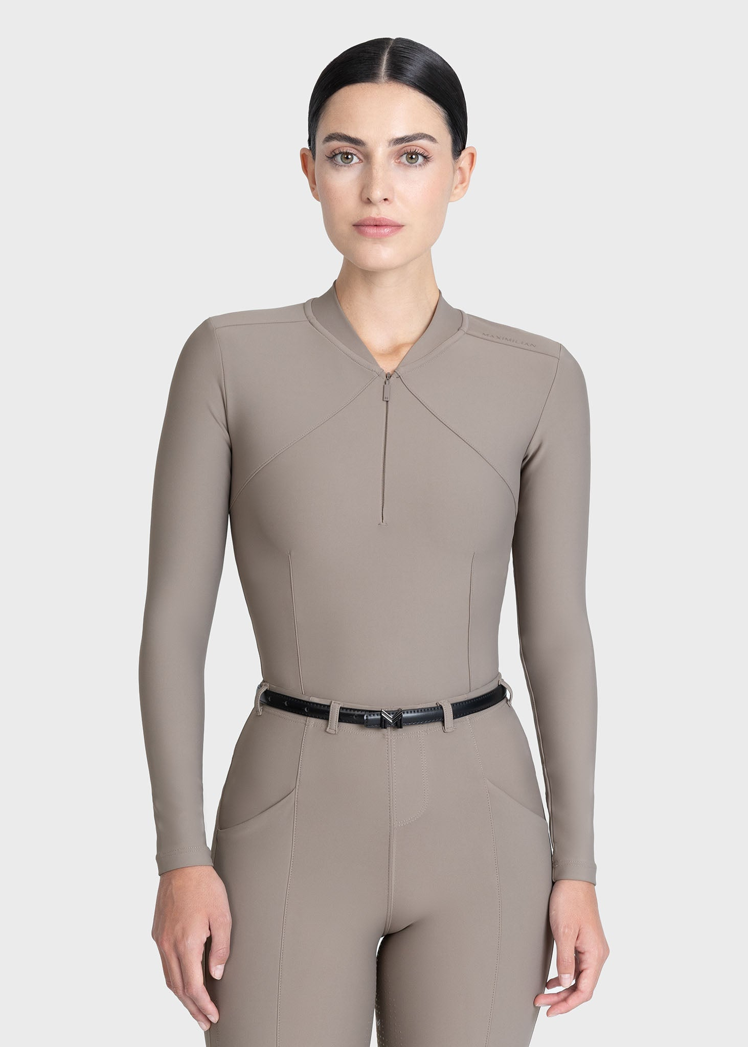 MAXIMILIAN EQUESTRIAN Velya Langarm Shirt taupe