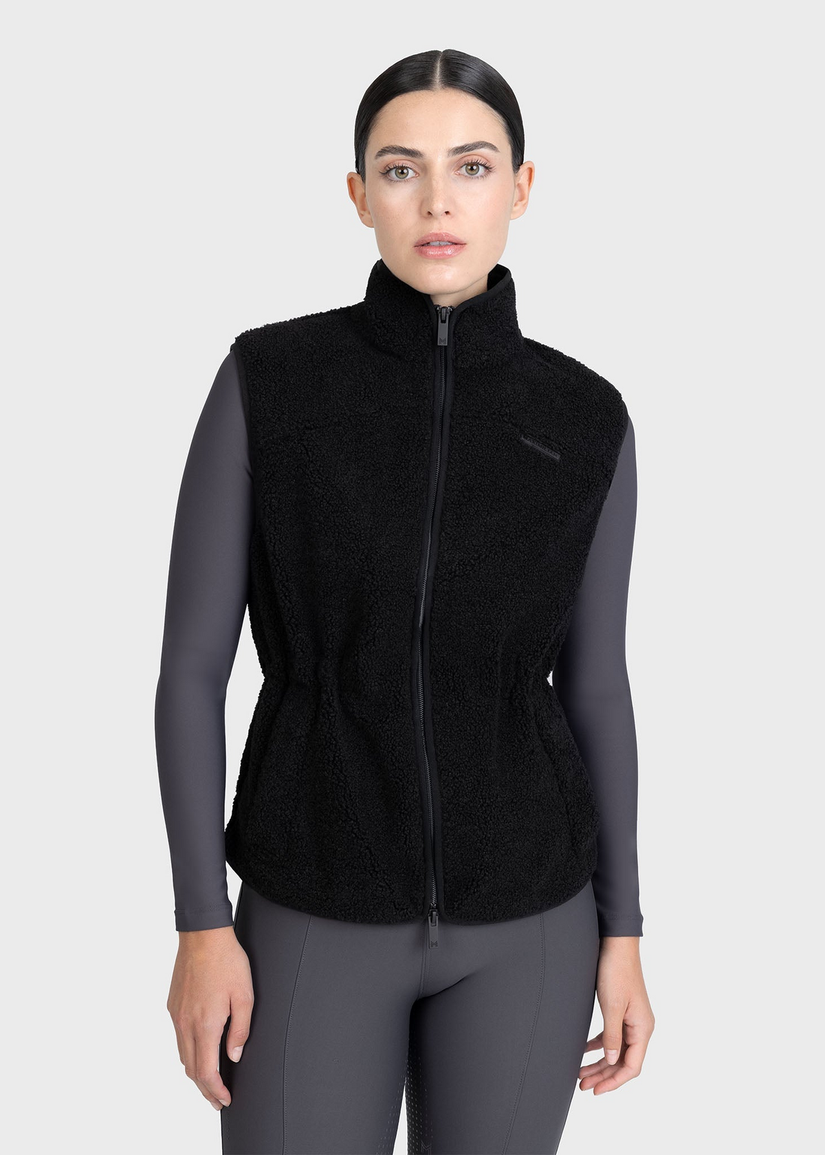 MAXIMILIAN EQUESTRIAN Sherpa Teddy Weste schwarz