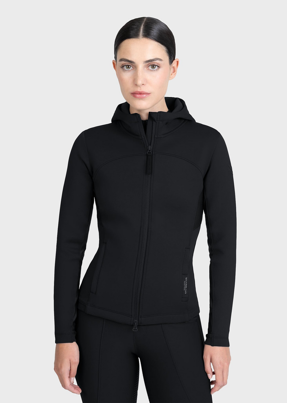 MAXIMILIAN EQUESTRIAN Wolt Zip Hoodie black