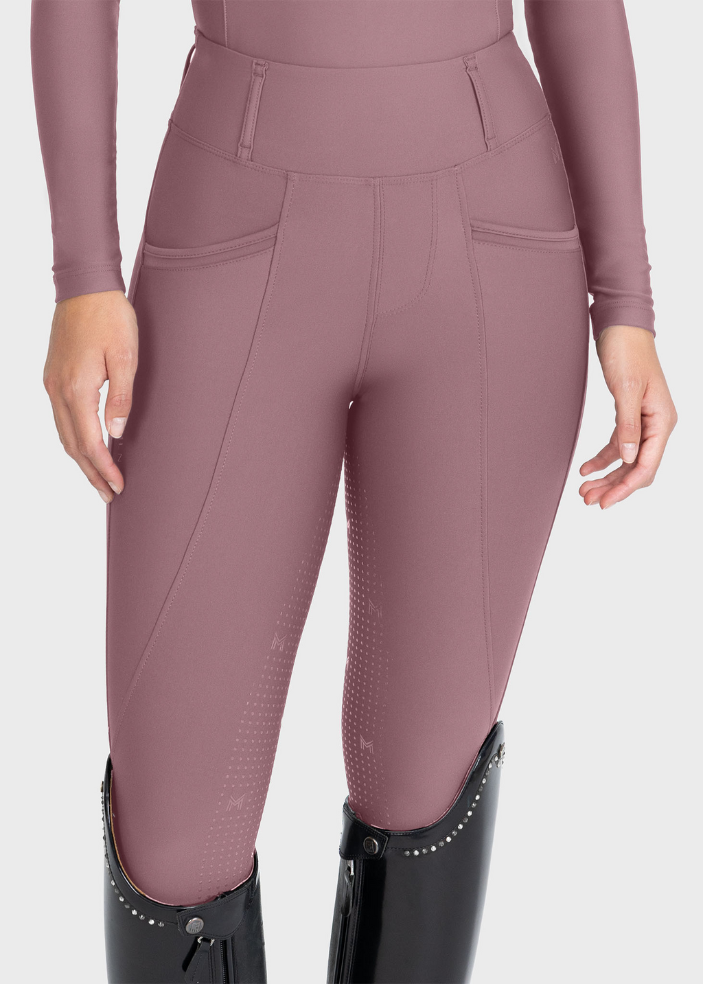 MAXIMILIAN EQUESTRIAN Pro Riding Leggings heather