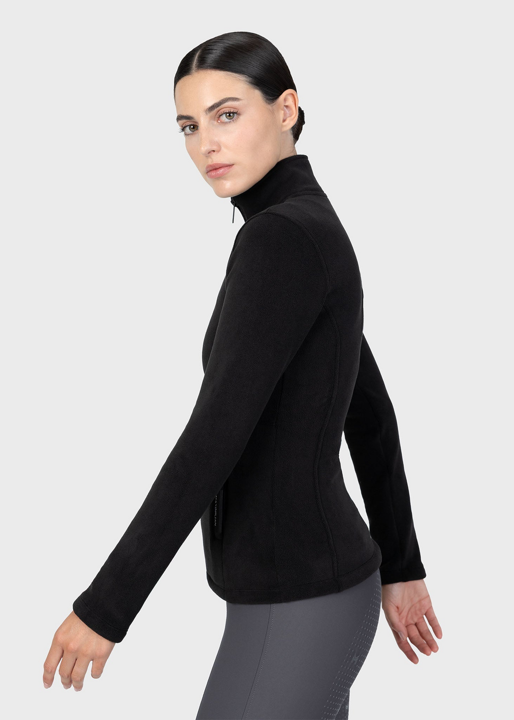 MAXIMILIAN EQUESTRIAN Veleda Fleece Jacke schwarz