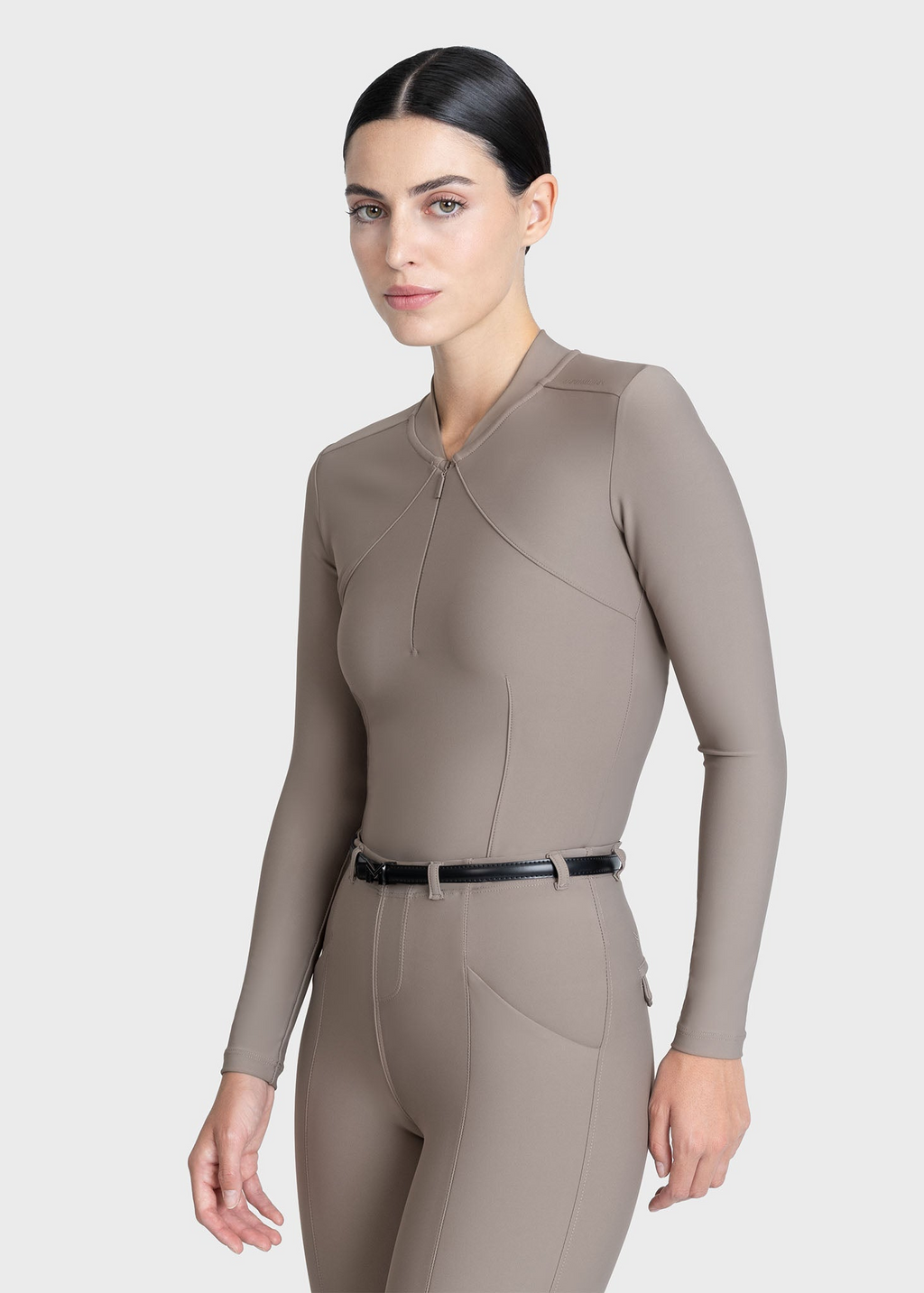 MAXIMILIAN EQUESTRIAN Velya Langarm Shirt taupe