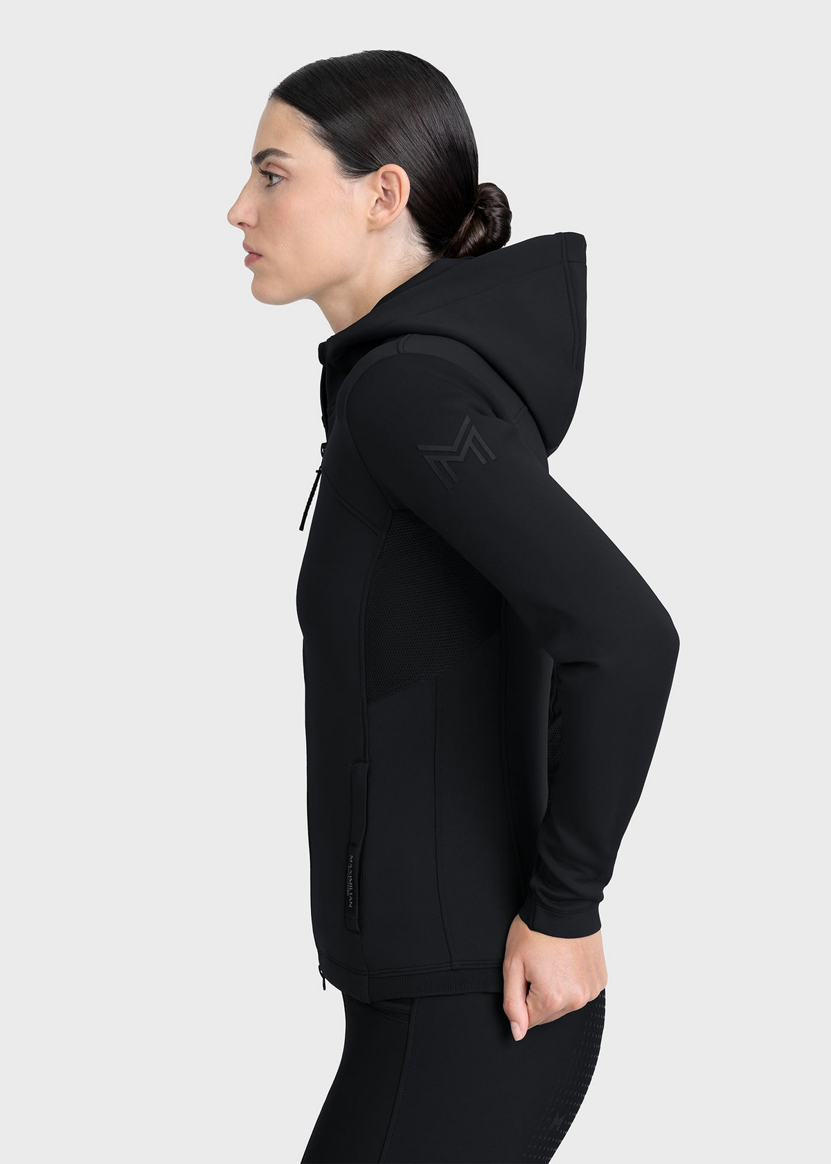 MAXIMILIAN EQUESTRIAN Wolt Zip Hoodie black