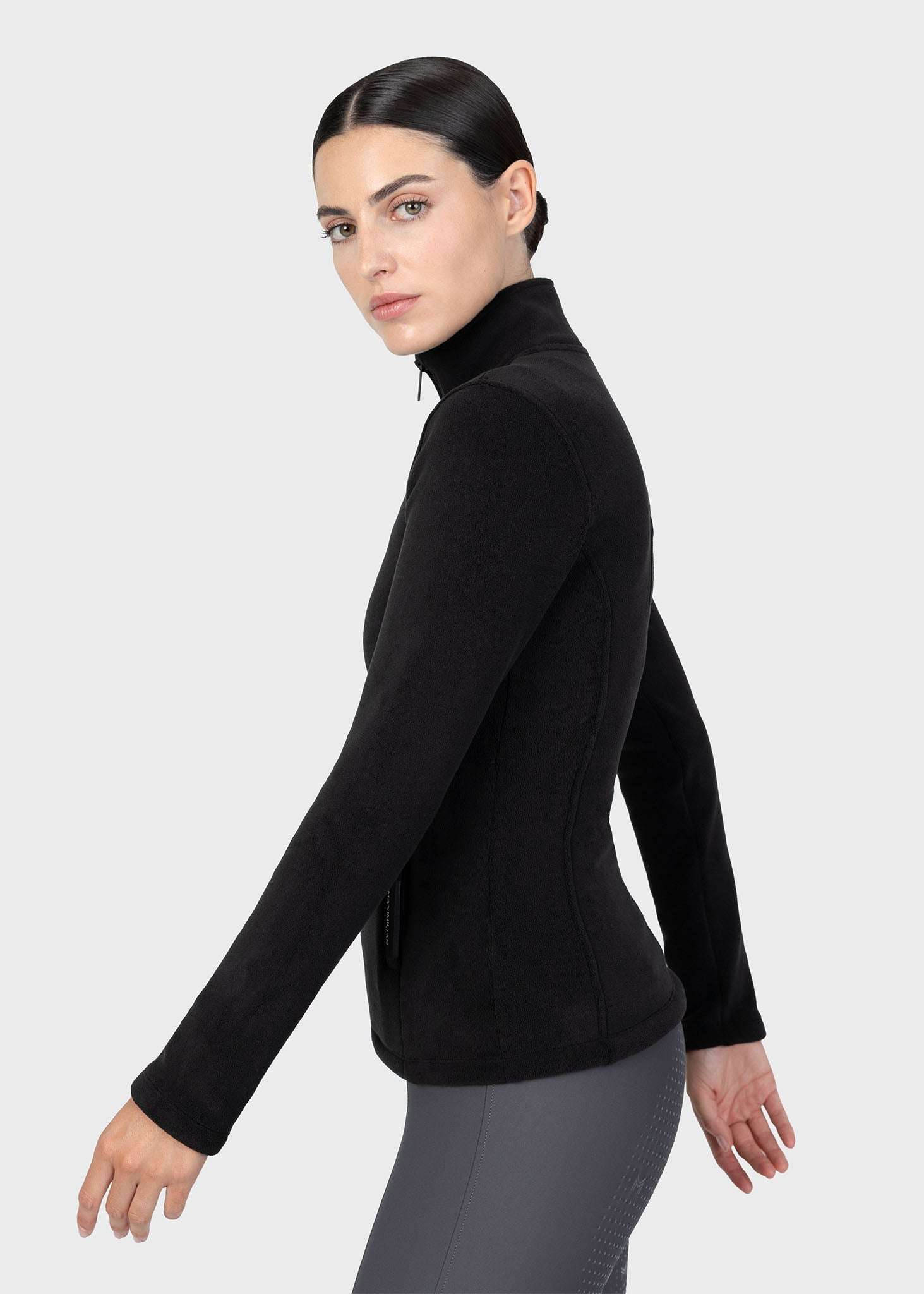 MAXIMILIAN EQUESTRIAN Veleda Fleece Jacke schwarz