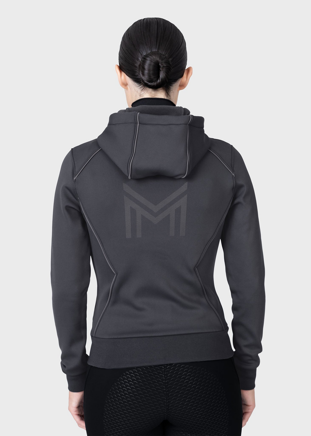 MAXIMILIAN EQUESTRIAN Arctic Zip Hoodie graphite