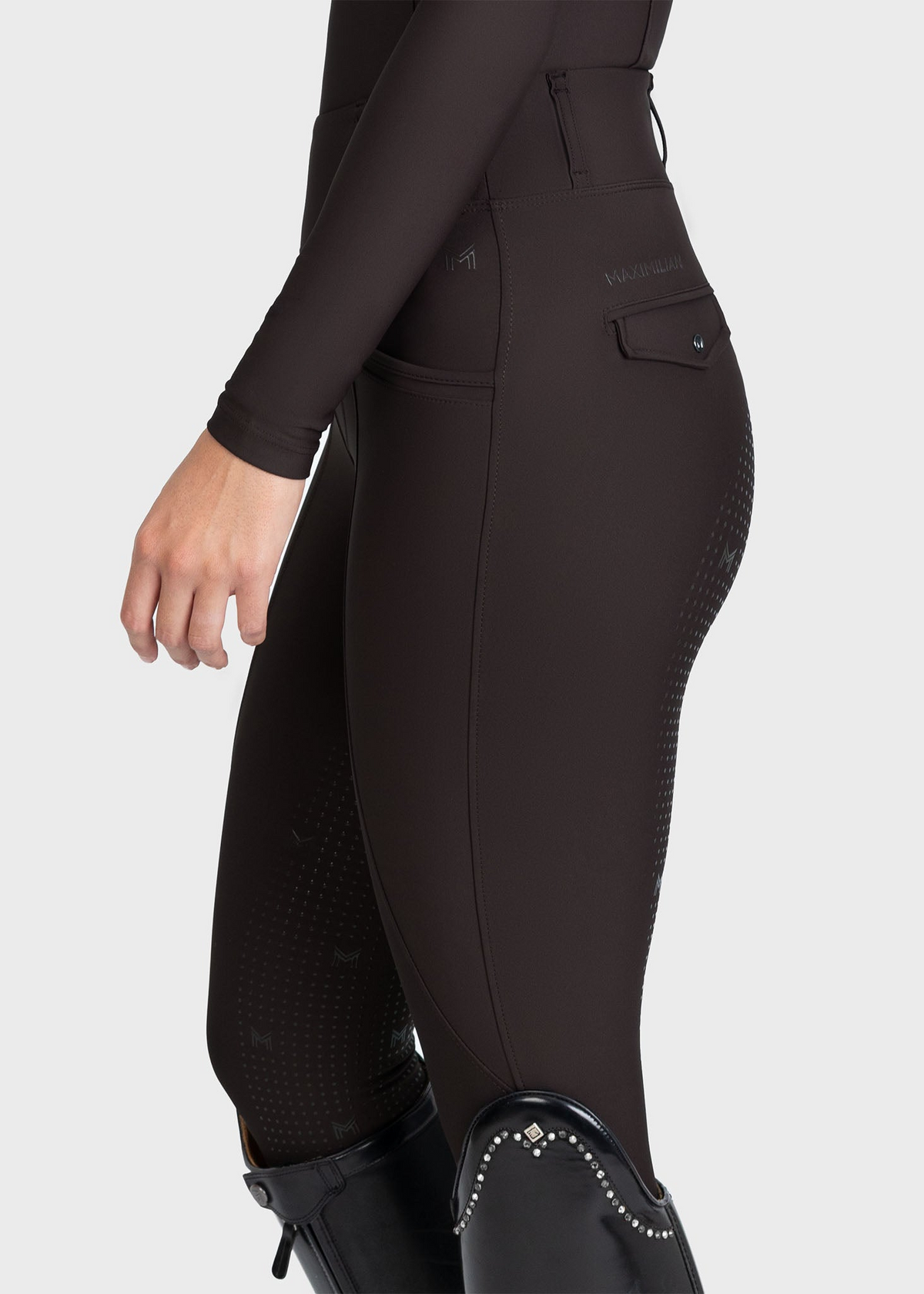 MAXIMILIAN EQUESTRIAN Pro Riding Leggings espresso