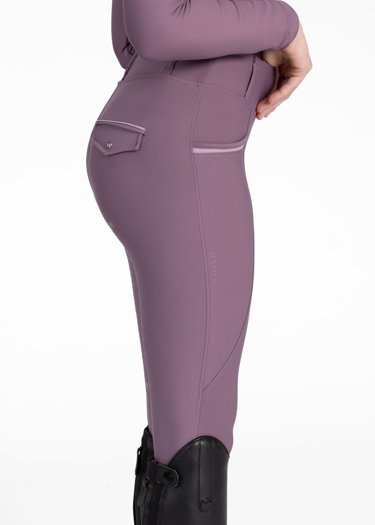 MAXIMILIAN EQUESTRIAN YR Pro Riding Leggings plum