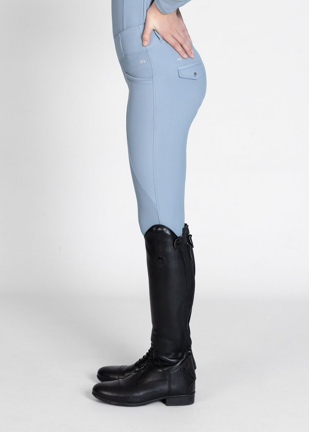 MAXIMILIAN EQUESTRIAN YR Pro Riding Leggings aqua