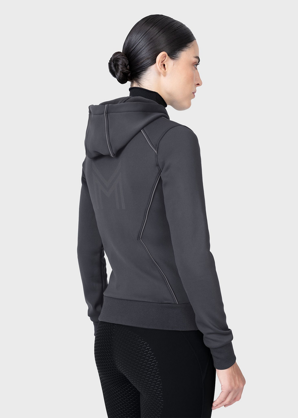 MAXIMILIAN EQUESTRIAN Arctic Zip Hoodie graphite