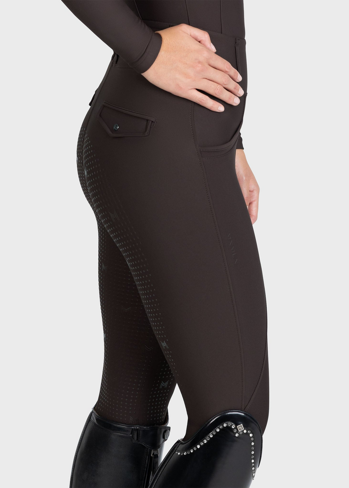 MAXIMILIAN EQUESTRIAN Pro Riding Leggings espresso