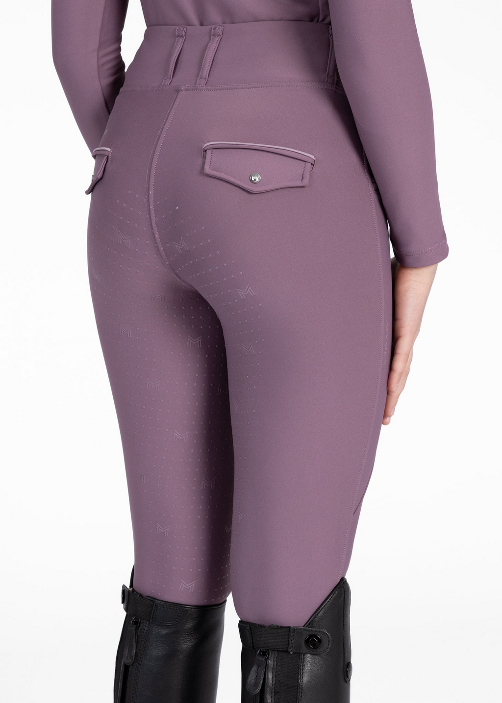 MAXIMILIAN EQUESTRIAN YR Pro Riding Leggings plum