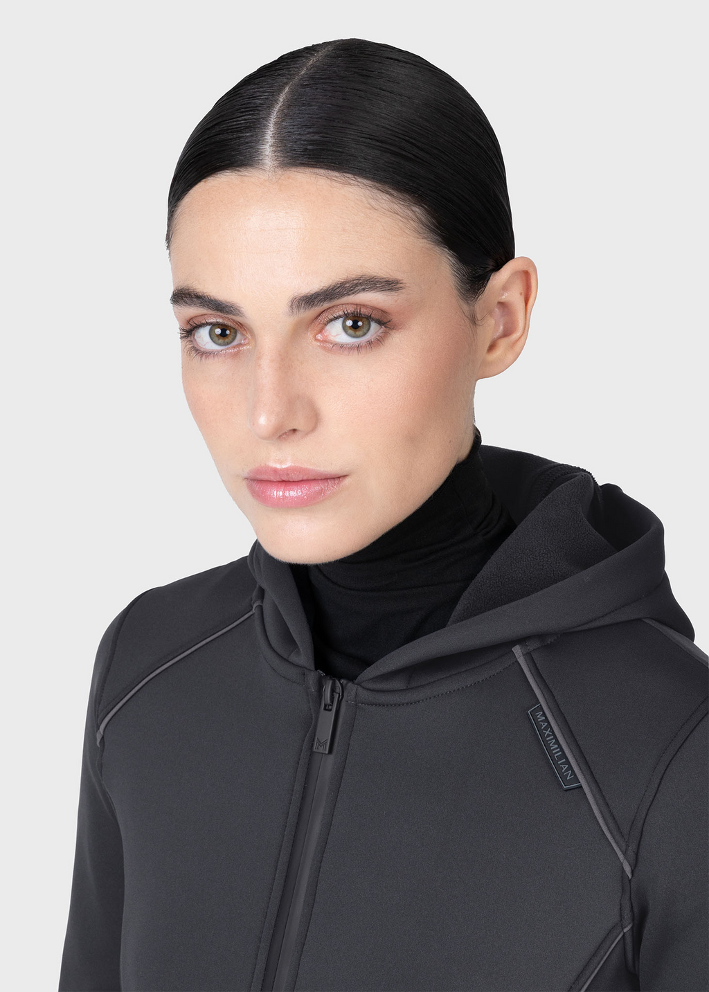 MAXIMILIAN EQUESTRIAN Arctic Zip Hoodie graphite