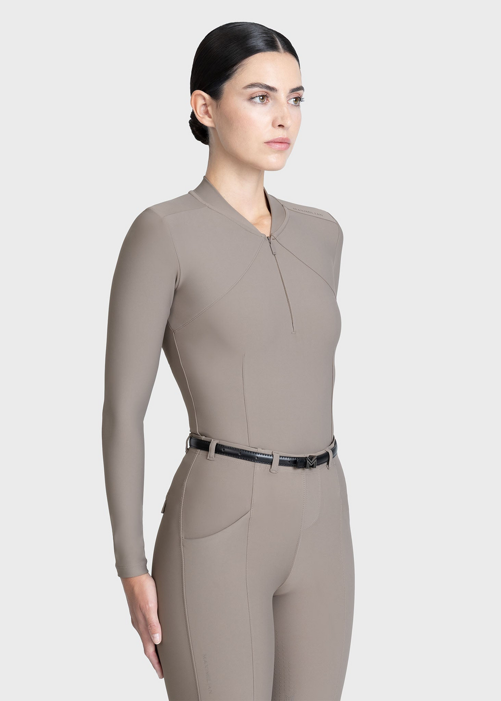 MAXIMILIAN EQUESTRIAN Velya Langarm Shirt taupe