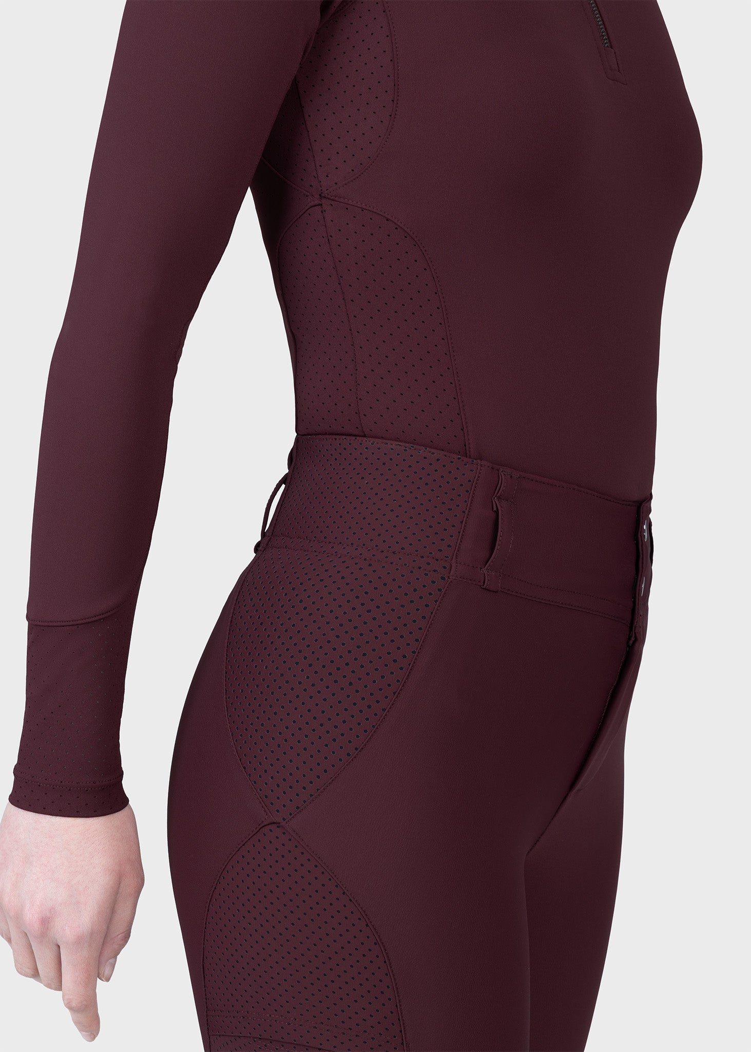 MAXIMILIAN EQUESTRIAN Aero Reithose burgundy