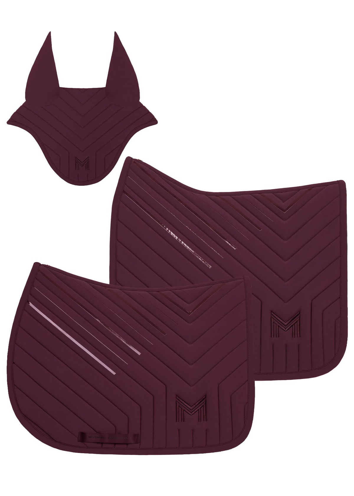 Maximilian Equestrian Schabracke Delta burgundy