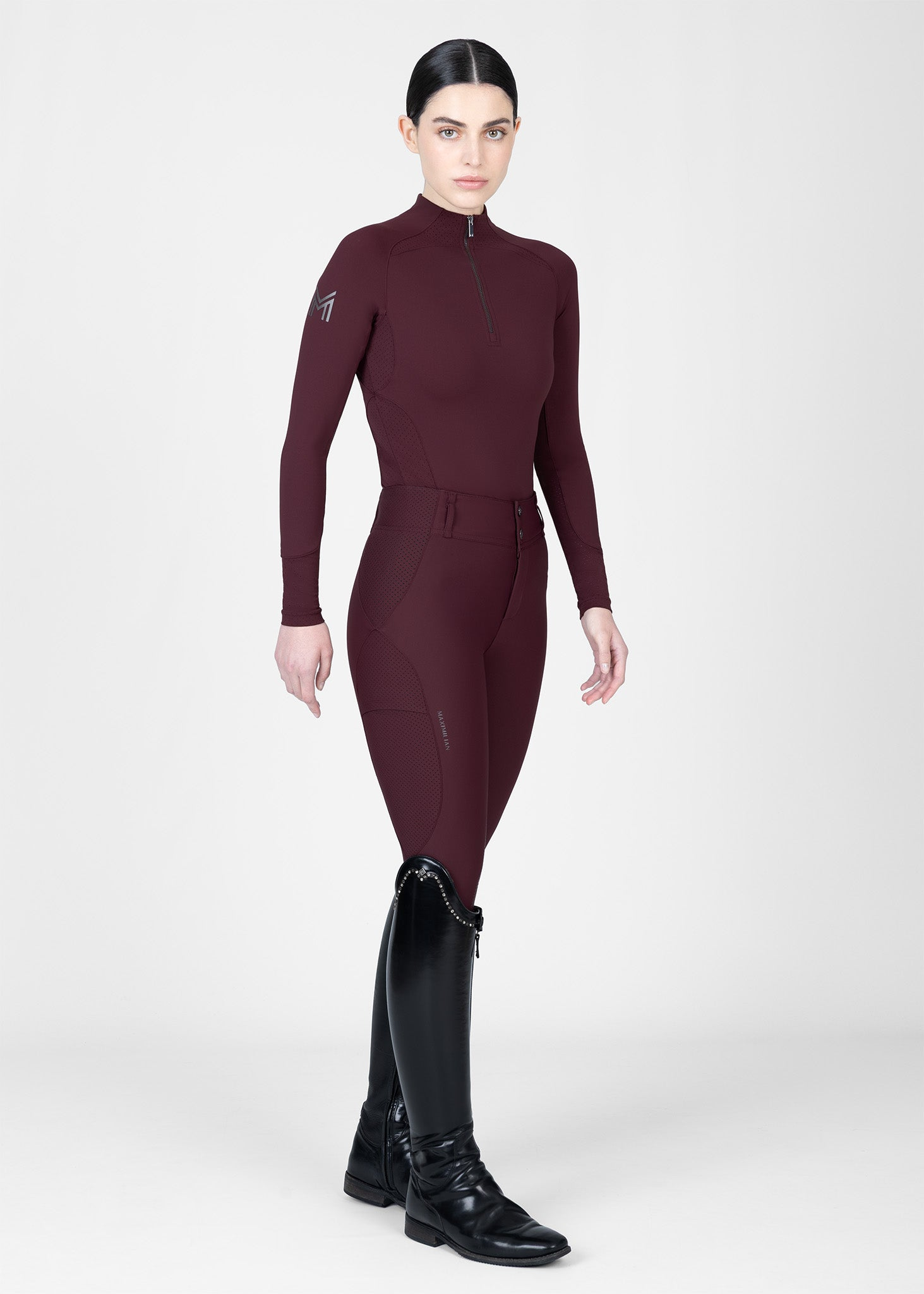 MAXIMILIAN EQUESTRIAN Aero Reithose burgundy