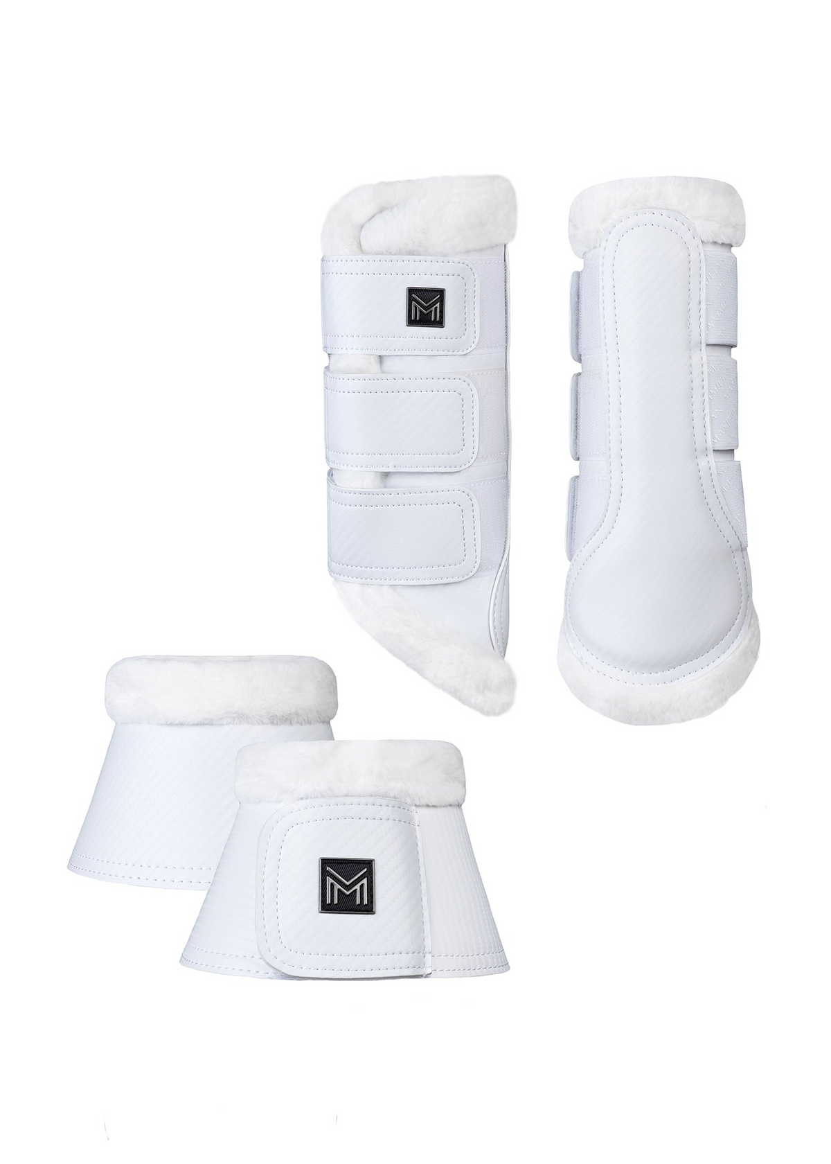 Maximilian Equestrian Drift Brushing Boots weiß