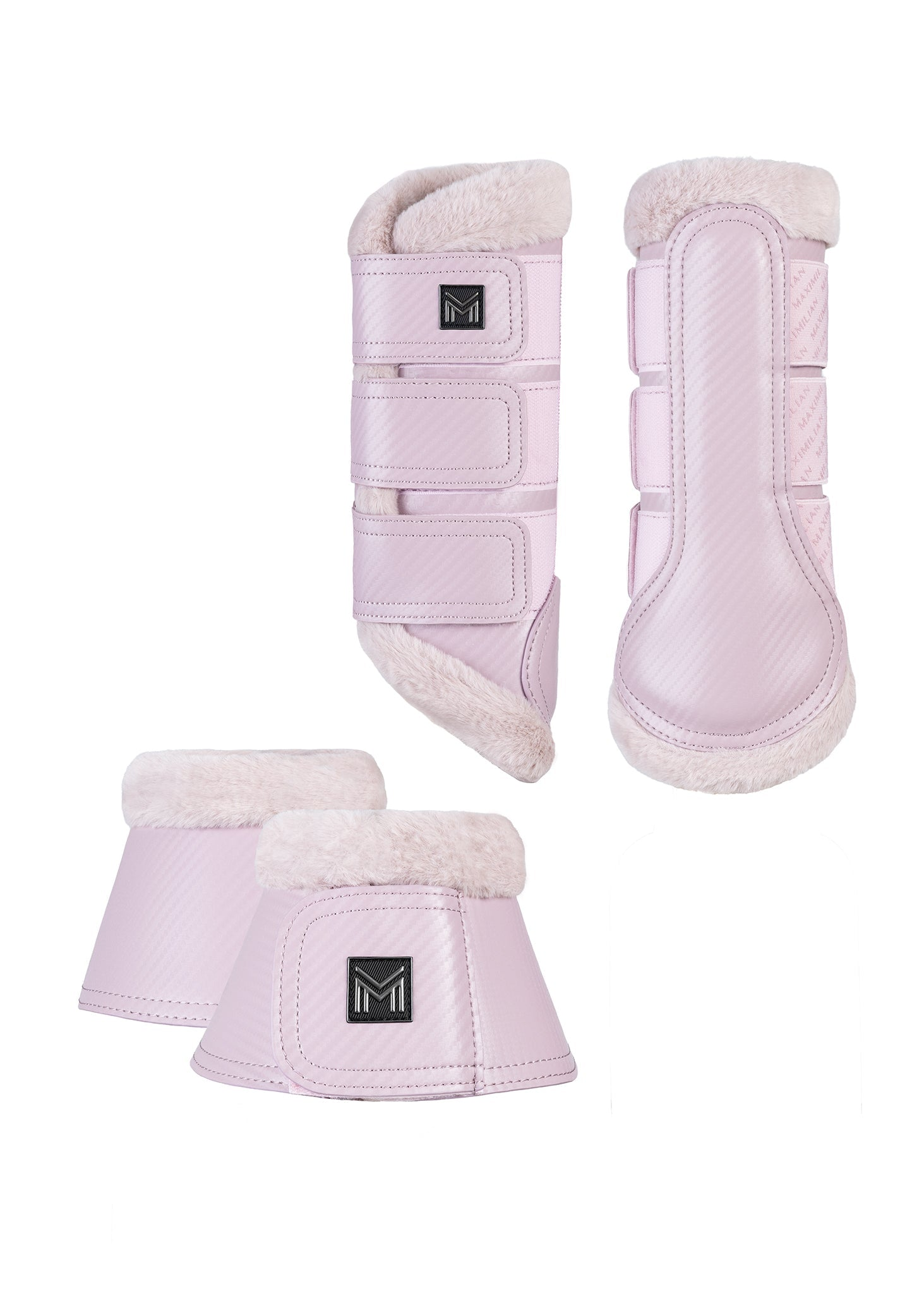 Maximilian Equestrian Drift Brushing Boots mauve