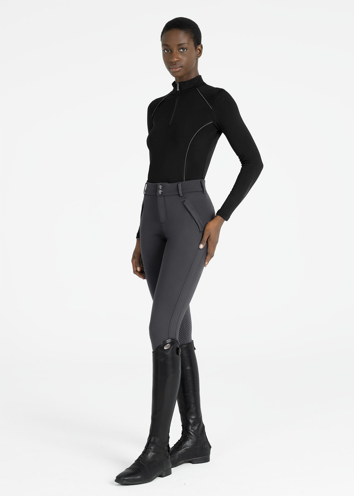 MAXIMILIAN EQUESTRIAN Arctic Fleeced Reithose graphite